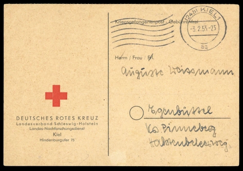 1953, Bundesrepublik Deutschland, Brief