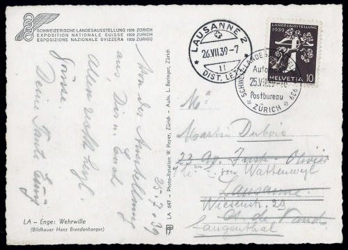 Schweiz, 346, Brief