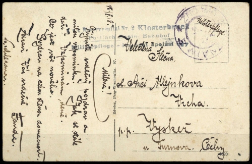 1918, Österreich, Brief
