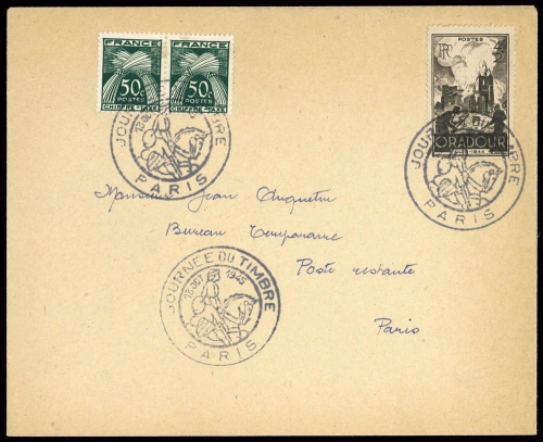 Frankreich, 734 u.a., Brief