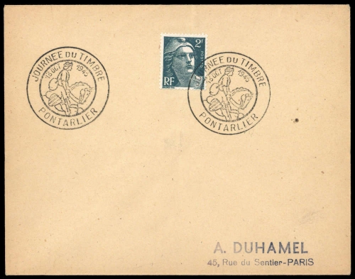 Frankreich, 685, Brief