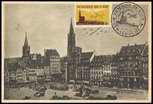 Frankreich, 718 + Vignette, Brief