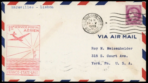 1939, Frankreich, 405, Brief