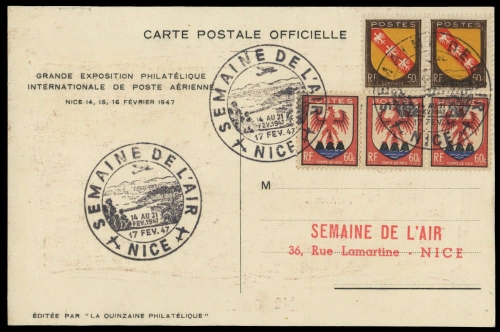 Frankreich, 755 (3) u.a., Brief