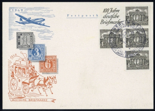 1949, Berlin, W 1 u.a., Brief