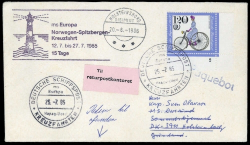 1985, Bundesrepublik Deutschland, 1245 FN, Brief