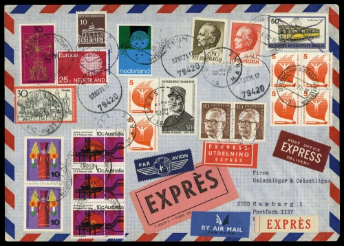 1971, Bundesrepublik Deutschland, 506 u.a., Brief