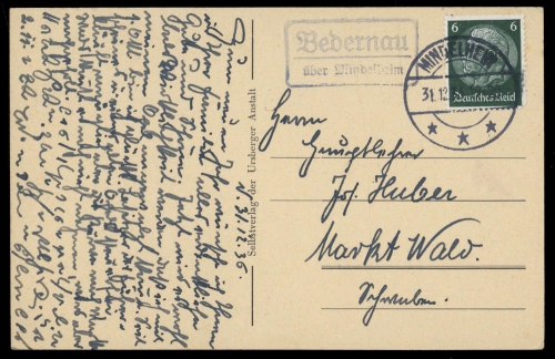 Deutsches Reich, 516, Brief