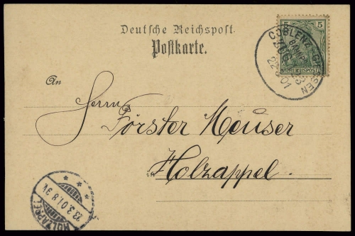 Deutsches Reich, 85 I, Brief