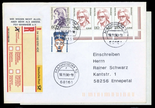 Bundesrepublik Deutschland, 2150 (3) u.a., Brief