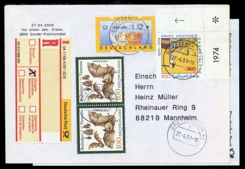 Bundesrepublik Deutschland, 2035 ER u.a., Brief