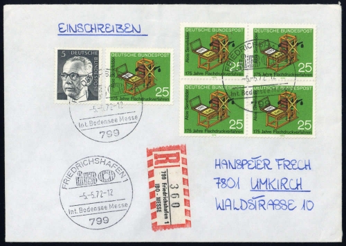 Bundesrepublik Deutschland, 635 u.a., Brief