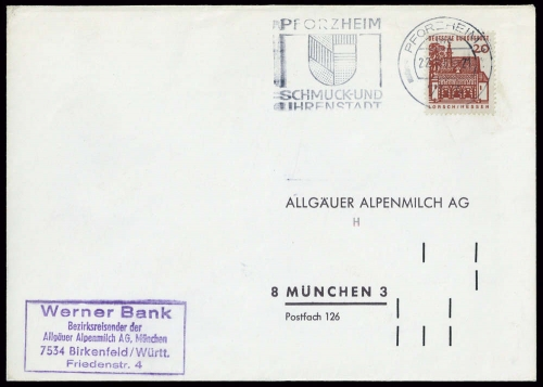 1965, Bundesrepublik Deutschland, 456, Brief