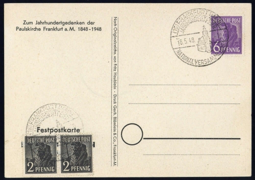 Gemeinschaftsausgaben, 943 (2) + 944, Brief