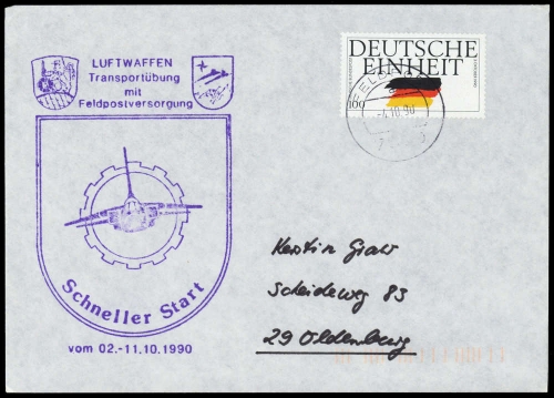 1990, Bundesrepublik Deutschland, 1478, Brief