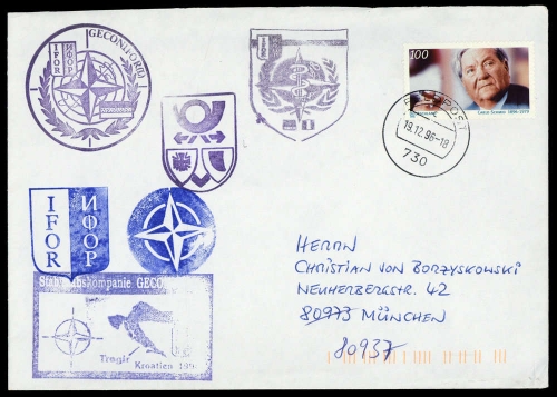 1996, Bundesrepublik Deutschland, 1894, Brief