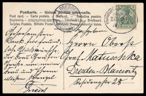 Deutsches Reich, 85 I, Brief
