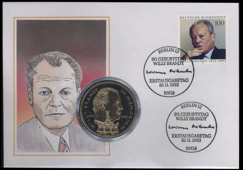 1993, Bundesrepublik Deutschland, 1706 NB, Brief