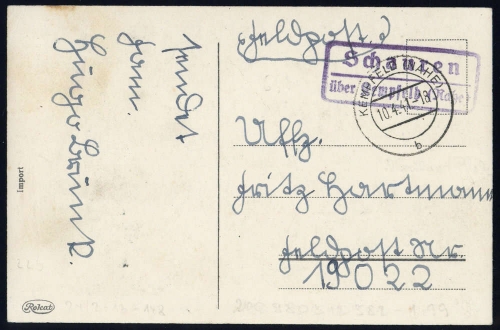 Feldpost II Wk, Brief