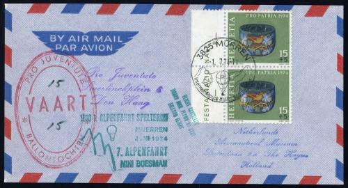 1964, Schweiz, 1031 (2), Brief