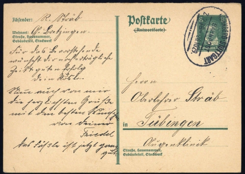 Deutsches Reich, GA, Brief