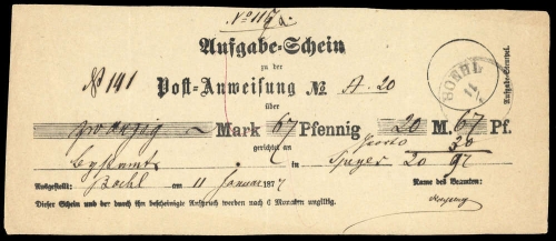 1877, Altdeutschland Bayern, Brief