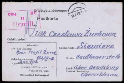 1942, Deutsches Reich, Brief