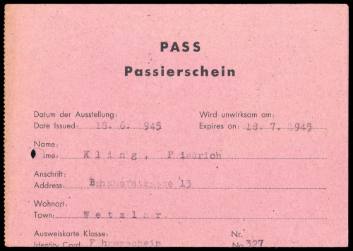 1945, Bizone, Brief