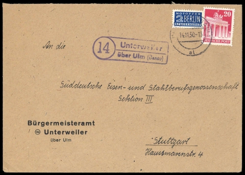 Bizone, 85 eg, Brief
