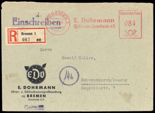 1947, Bizone, Brief