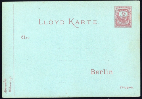 Deutsches Reich Stadtpost, GA, Brief