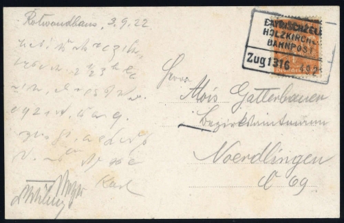 Deutsches Reich, 189, Brief