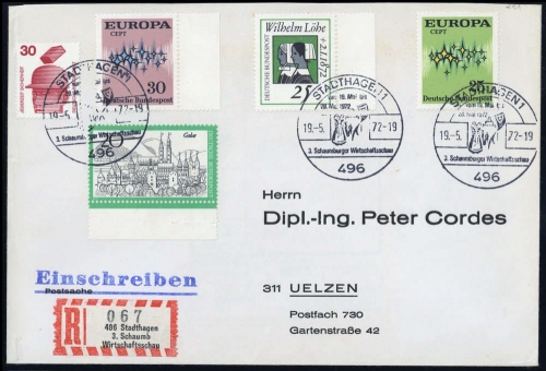 Bundesrepublik Deutschland, 716-717 u.a., Brief