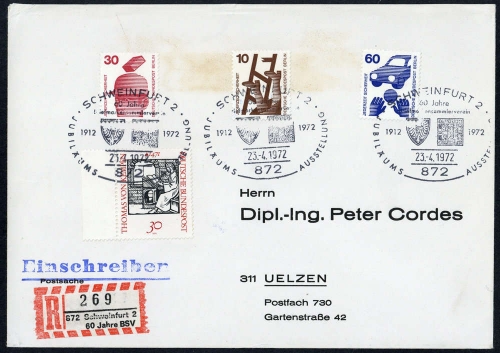 Bundesrepublik Deutschland, 674 u.a., Brief