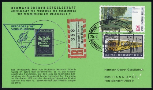 Bundesrepublik Deutschland, BERLIN 384 u.a., Brief