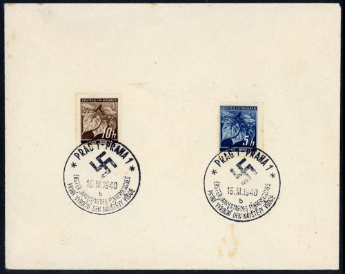 Böhmen und Mähren, 20 + 21, Brief