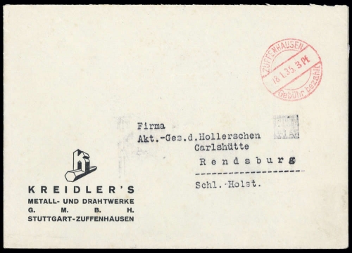 1935, Deutsches Reich, Brief
