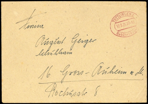 Deutsches Reich, Brief