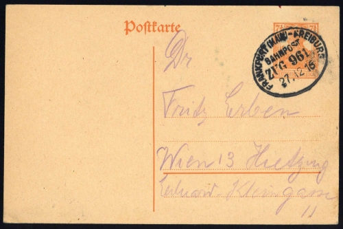 Deutsches Reich, GA, Brief
