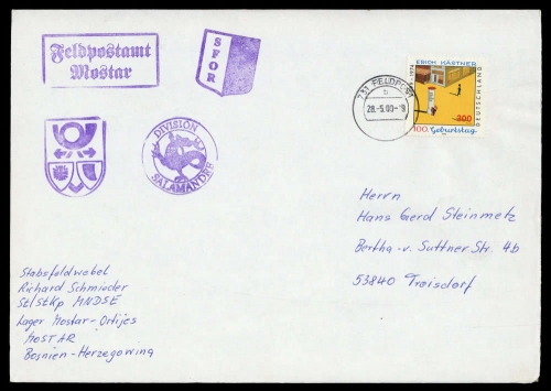 2000, Bundesrepublik Deutschland, 2035, Brief