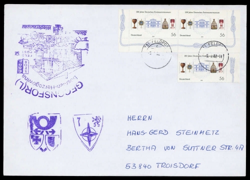 2002, Bundesrepublik Deutschland, 2247 (3), Brief