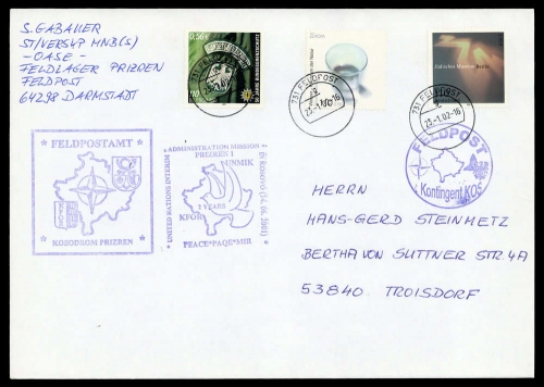 2002, Bundesrepublik Deutschland, 2175 u.a., Brief