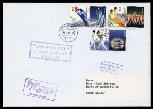 2005, Bundesrepublik Deutschland, 2443 u.a., Brief
