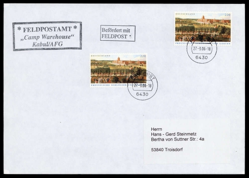2006, Bundesrepublik Deutschland, 2499 (2), Brief
