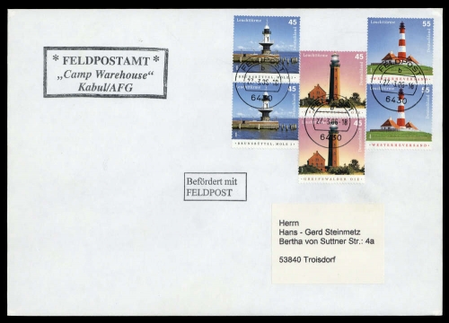 2006, Bundesrepublik Deutschland, 2473-2474 (2) , Brief