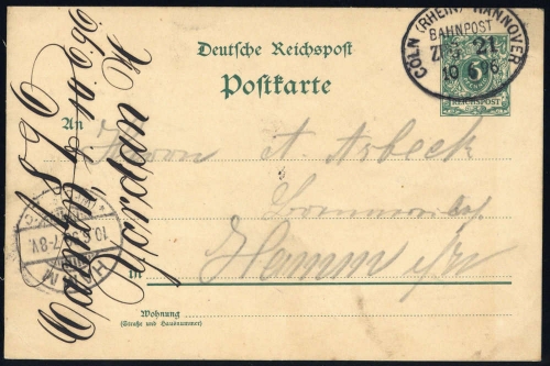 Deutsches Reich, GA, Brief