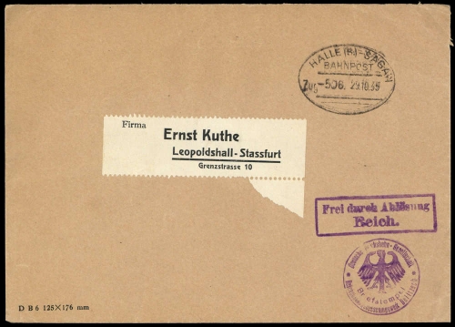 Deutsches Reich, Brief