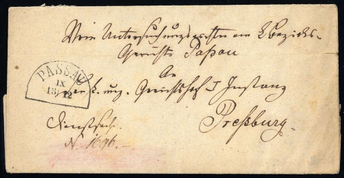 1872, Altdeutschland Bayern, Brief