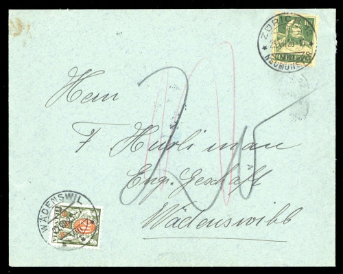 1925, Schweiz, 164 u.a., Brief