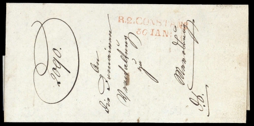 1824, Altdeutschland Baden, Brief